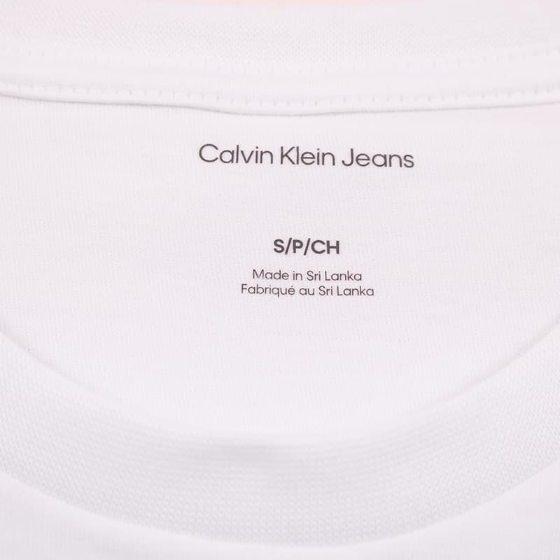 Футболка CALVIN KLEIN Рубашка с круглым вырезом мужская - изображение 10