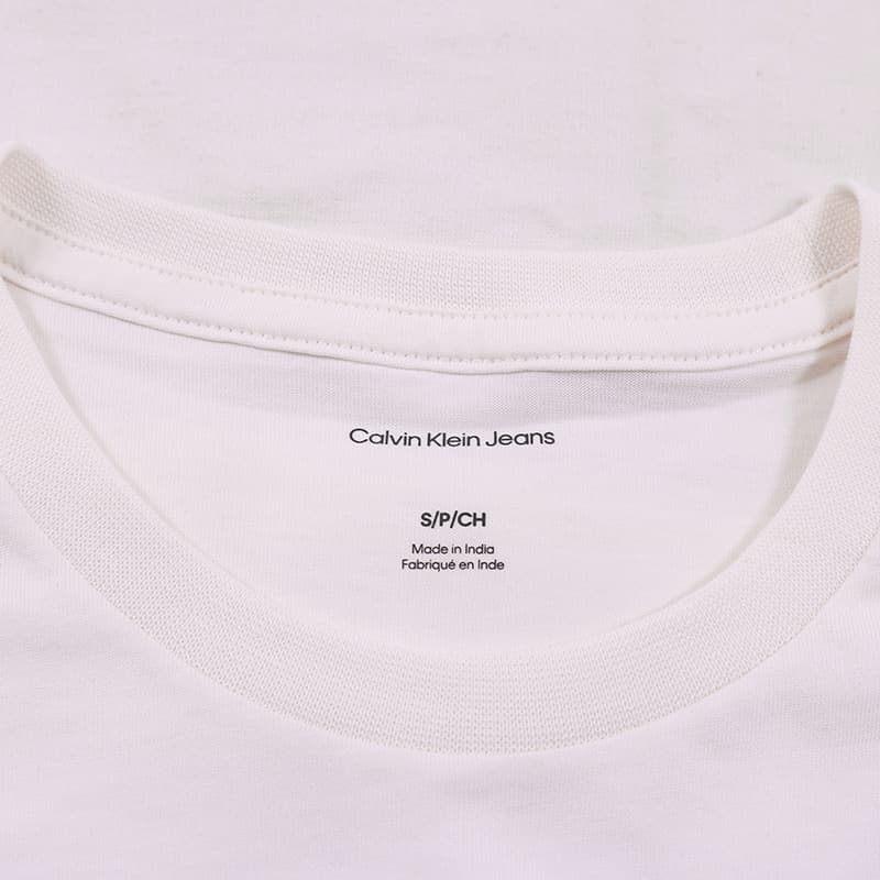 Футболка Calvin Klein Рубашки с коротким рукавом и круглым вырезом для мужчин - изображение 4