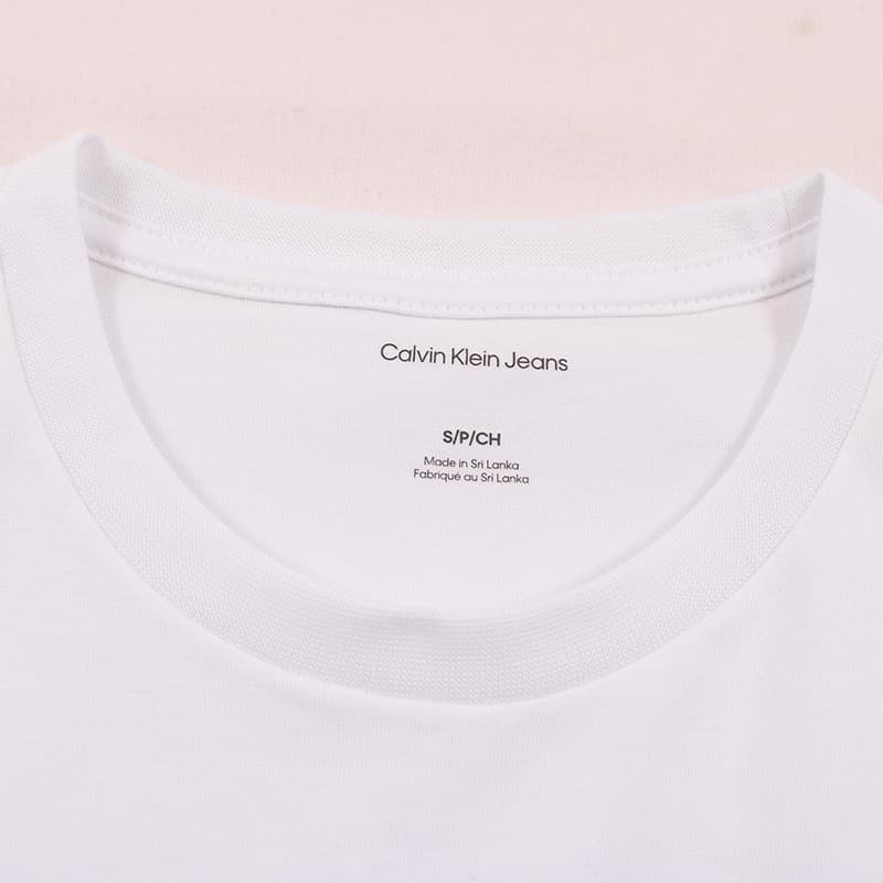 Футболка CALVIN KLEIN Рубашка с круглым вырезом мужская - изображение 9