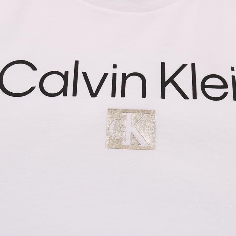 Футболка CALVIN KLEIN Рубашка с круглым вырезом мужская - изображение 11