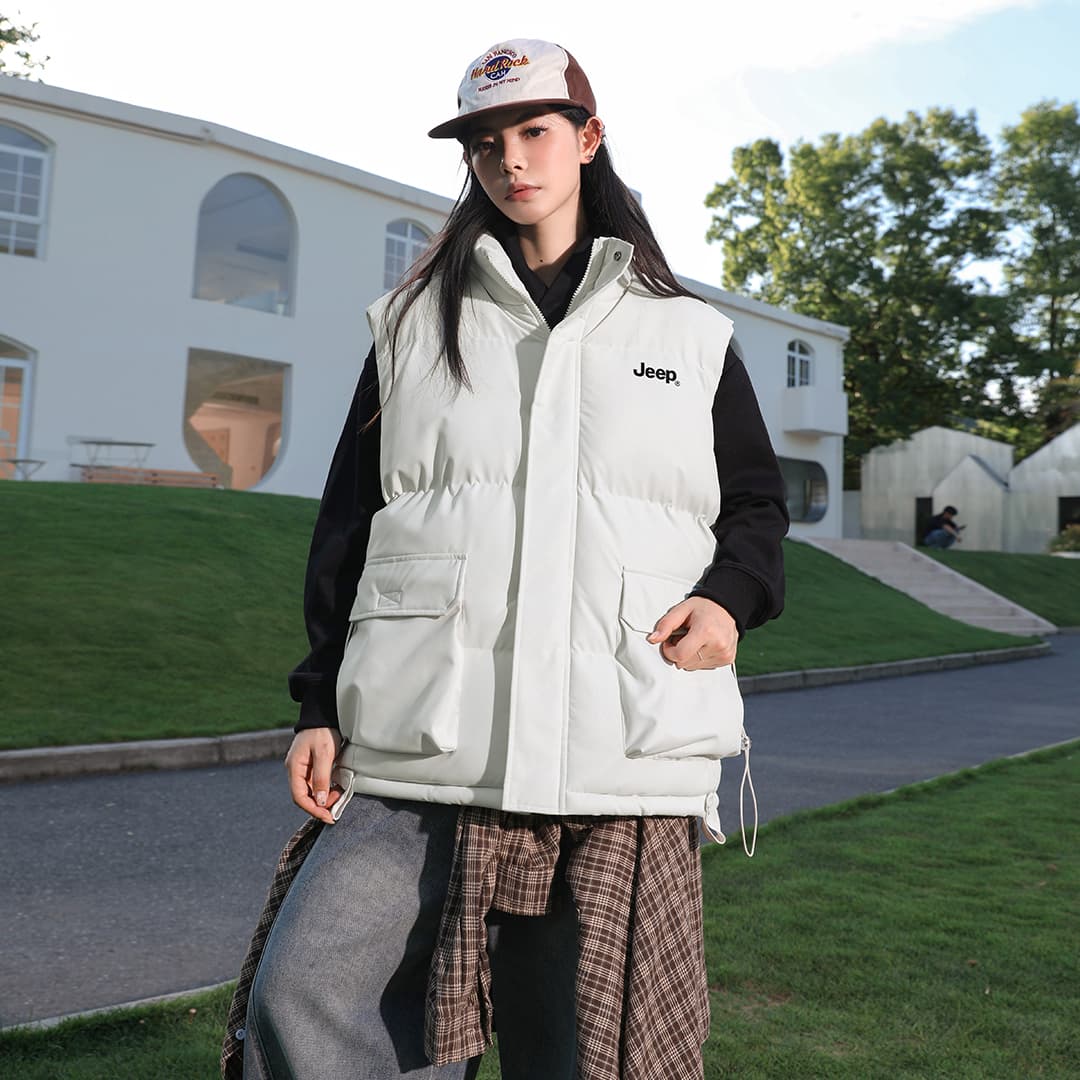 Жилет Jeep Fashion Sports Collection Хлопковый жилет Унисекс - изображение 4