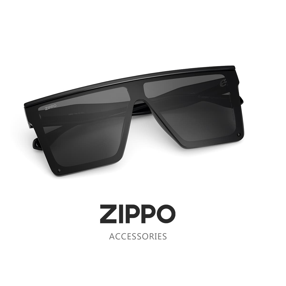 Солнцезащитные очки ZIPPO Пластиковая оправа TR90 Фигурные Солнцезащитные очки Унисекс Черный Прозрачный Серый - изображение 6