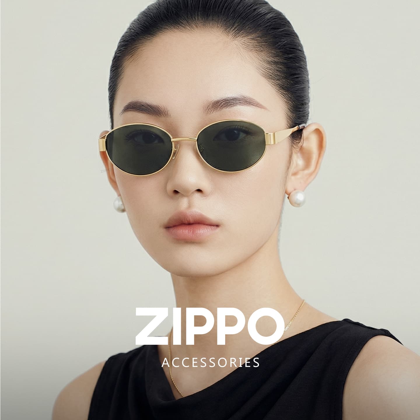 Солнцезащитные очки ZIPPO Мельхиор OVAL SUNGLASSES Унисекс - изображение 4