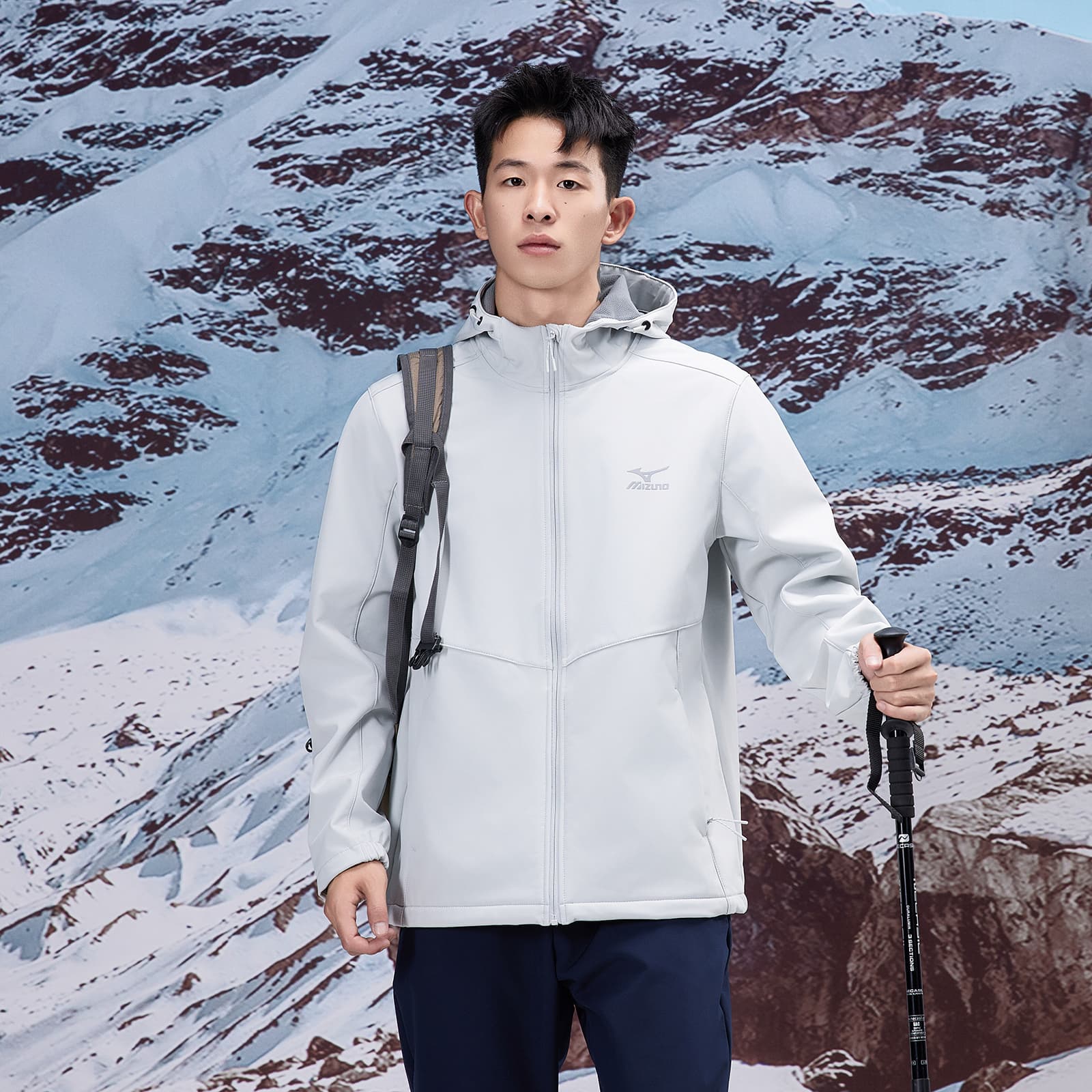 Демисезонная куртка Ветровка Mizuno унисекс - изображение 7