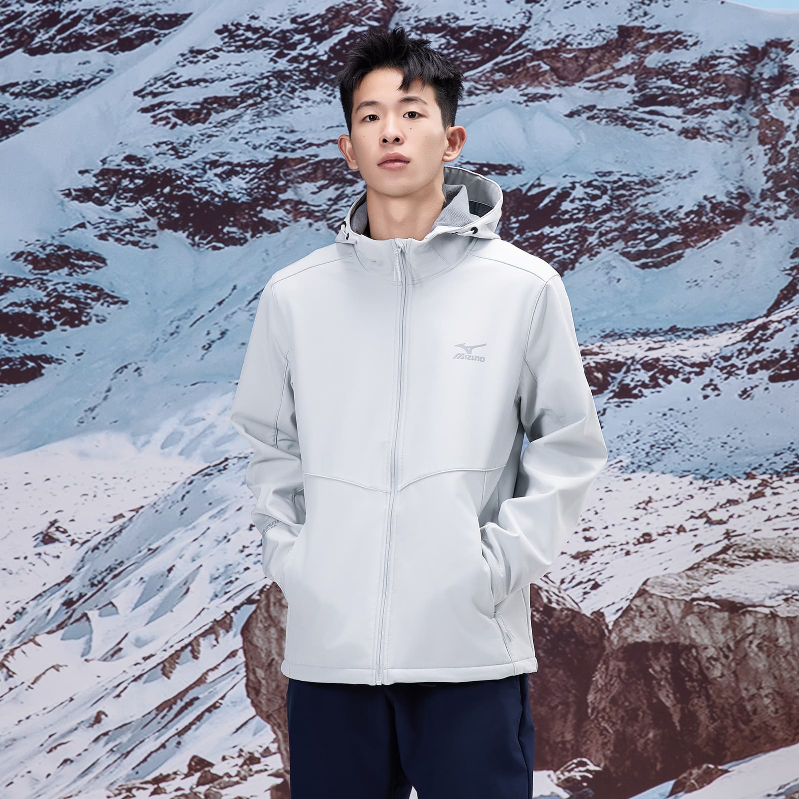 Демисезонная куртка Ветровка Mizuno унисекс - изображение 5