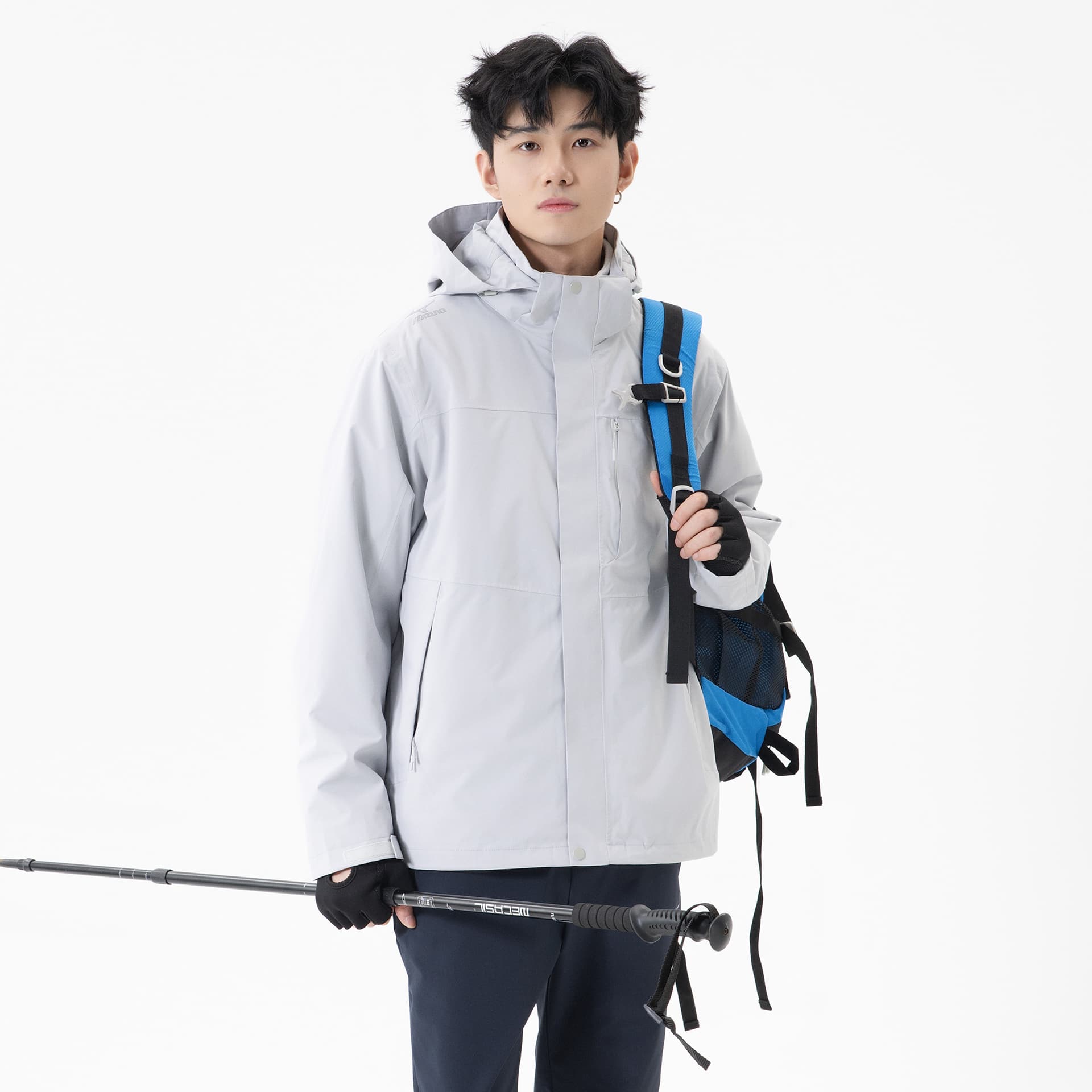 Демисезонная куртка Mizuno logo - изображение 3