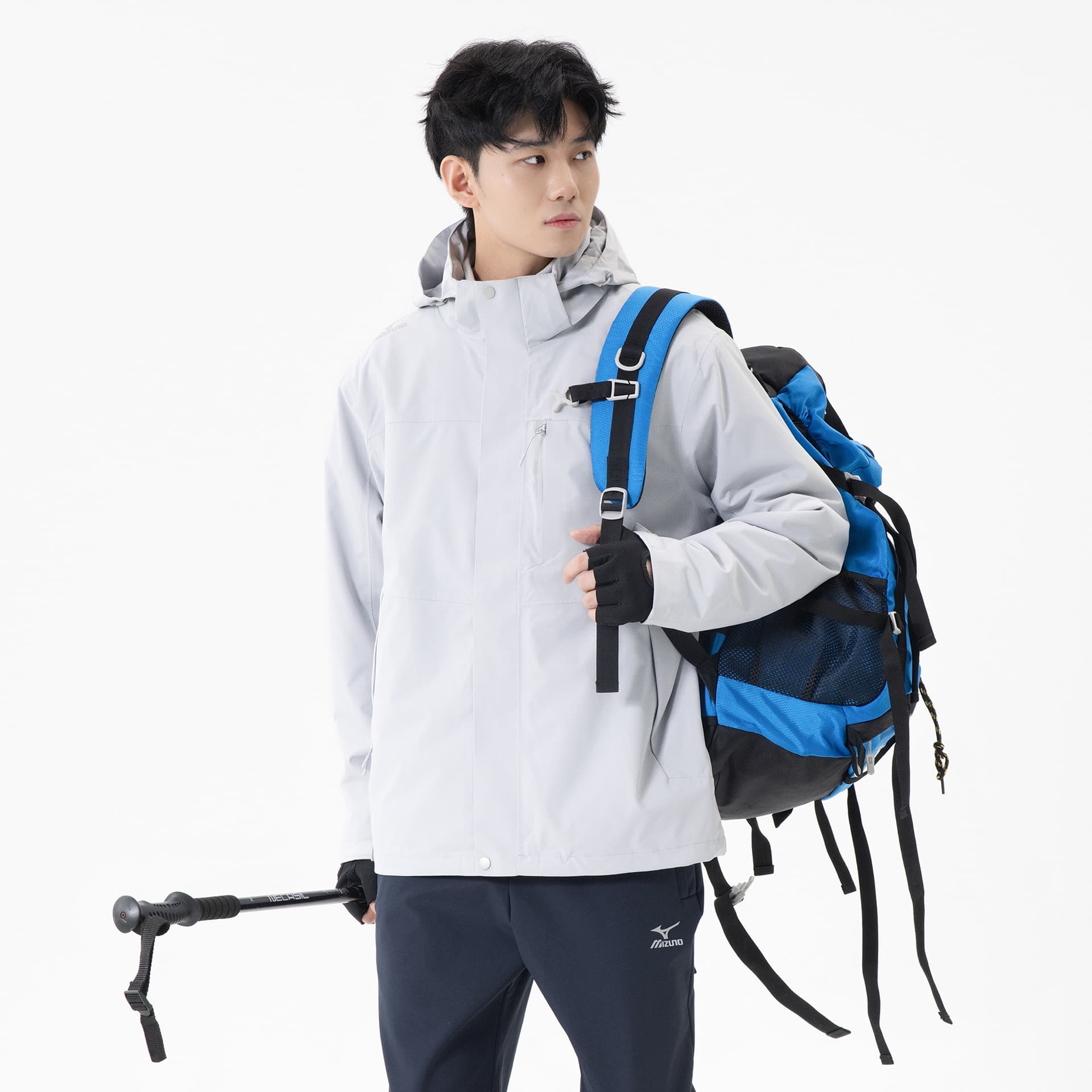 Демисезонная куртка Mizuno logo - изображение 5