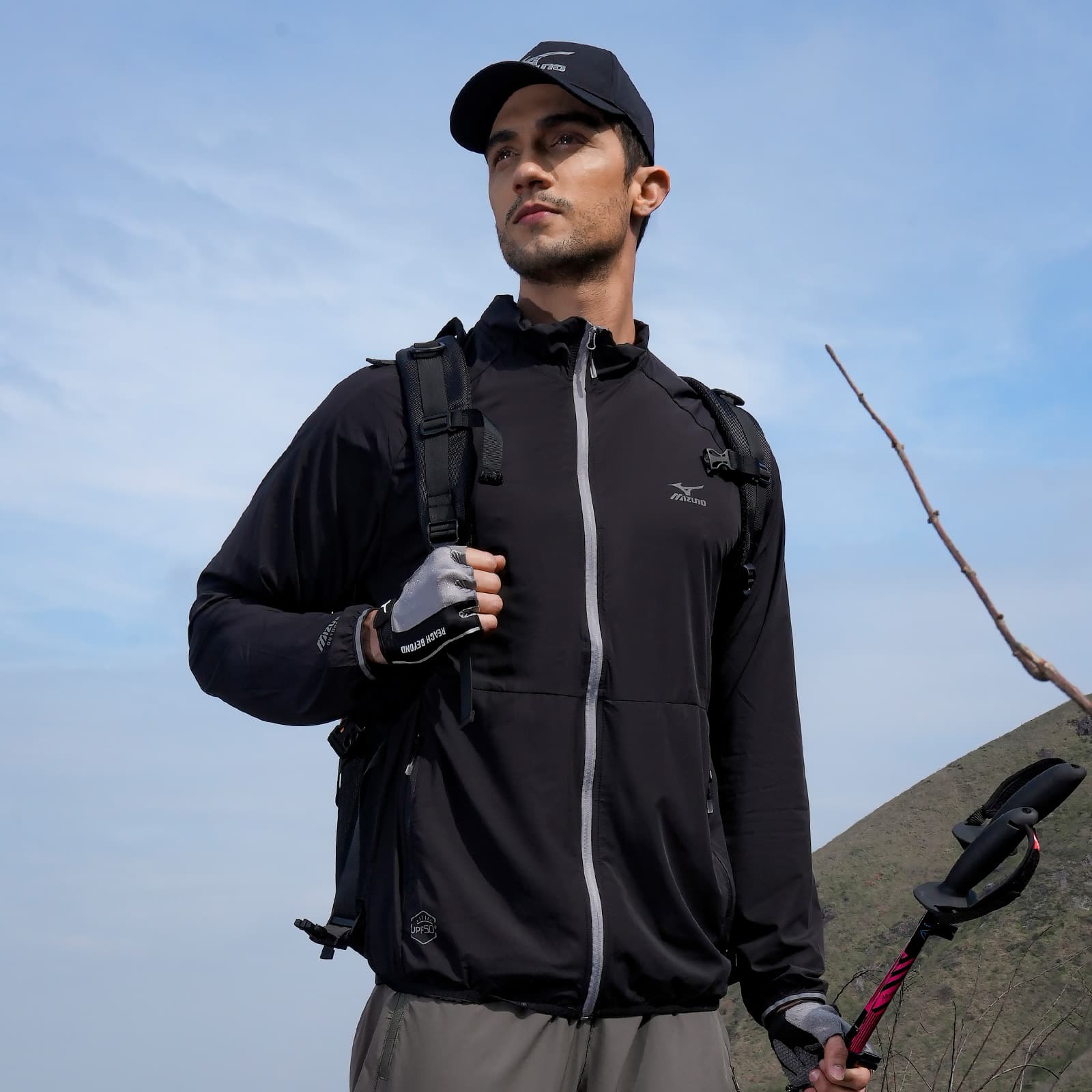 Легкая ветровка Mizuno Logo - изображение 4