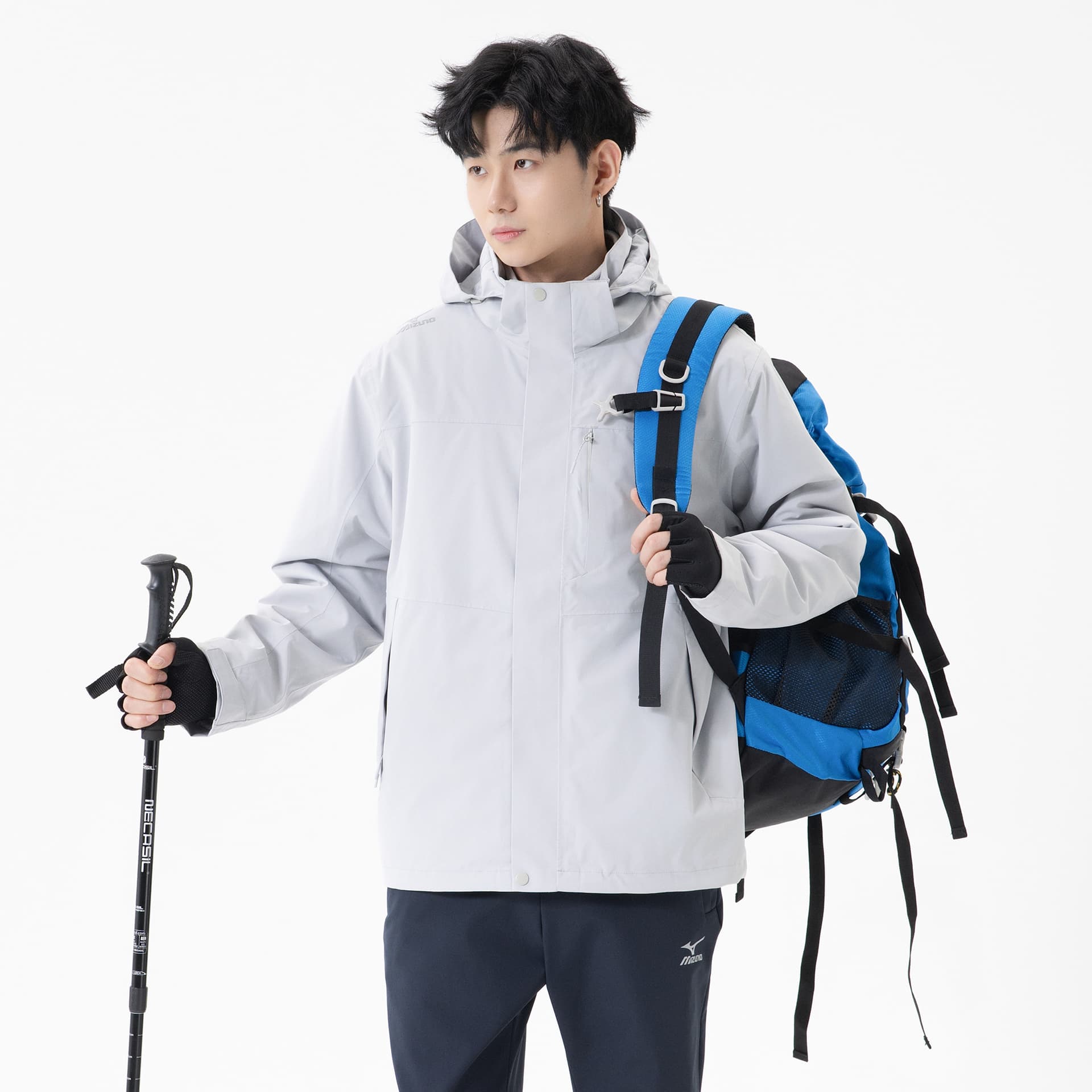 Демисезонная куртка Mizuno logo - изображение 4