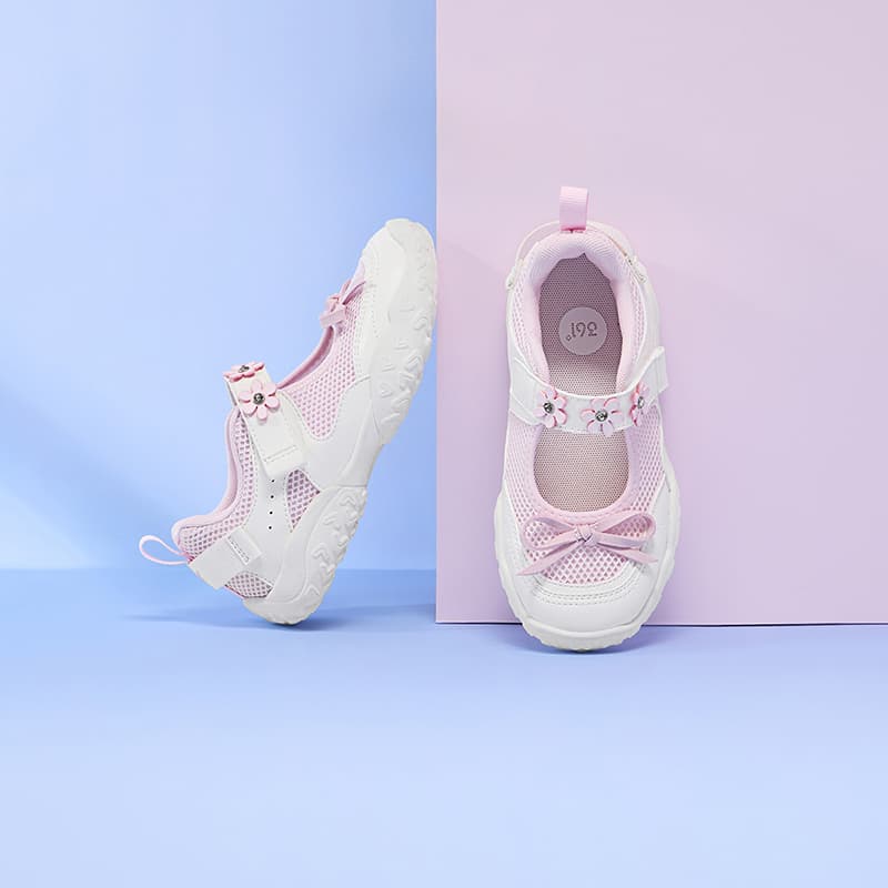 Кроссовки 361°KIDS Устойчивый к истиранию амортизация и легкость дышащий противоскользящий повседневная обувь розовый детский - изображение 7