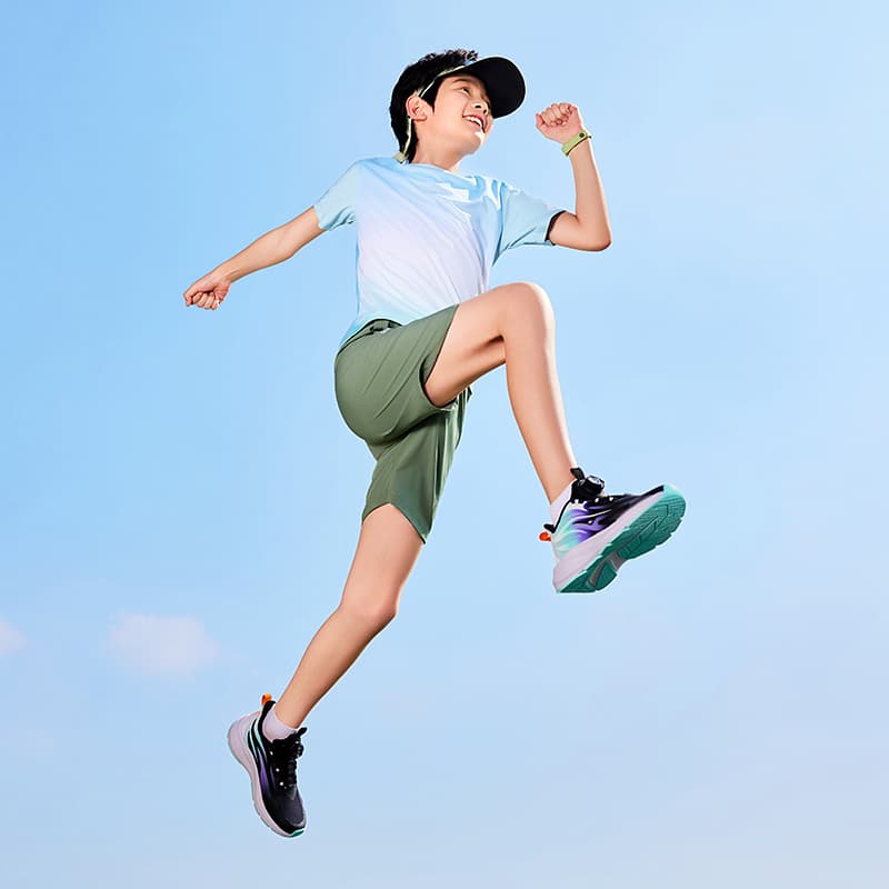 Кроссовки 361°KIDS Lightling 2,0 Устойчивый к истиранию Амортизация и Легкость Дышащий Противоскользящий Детская Беговая Обувь - изображение 7