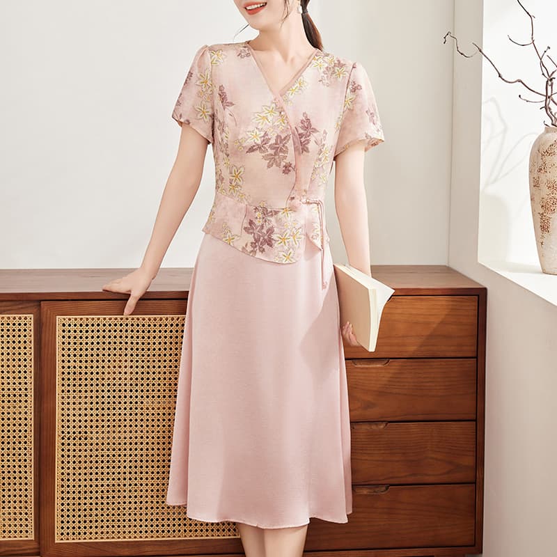 Платье PIERRE CARDIN Женские Короткие Платья с Короткими Рукавами - изображение 3