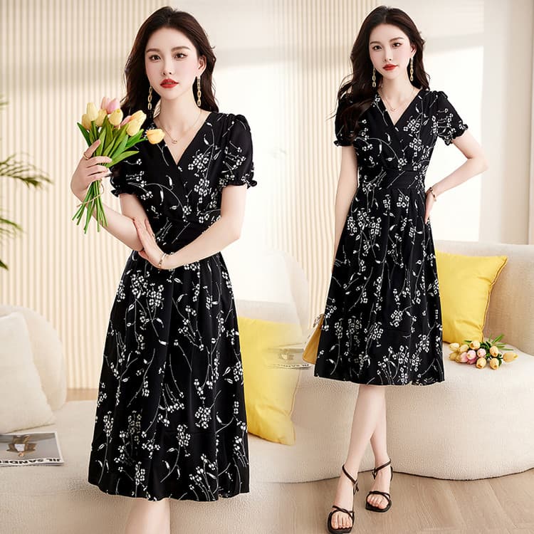 Платье PIERRE CARDIN Короткое платье с короткими рукавами для женщин - изображение 2