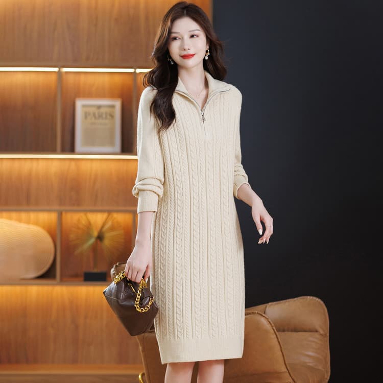 Платье PIERRE CARDIN Длинное платье с длинными рукавами для женщин - изображение 5