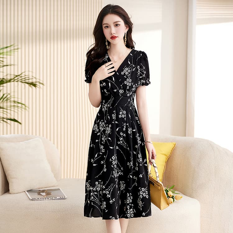 Платье PIERRE CARDIN Короткое платье с короткими рукавами для женщин - изображение 3