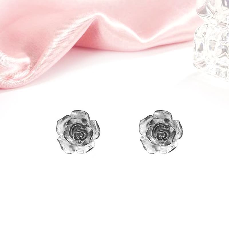 Серьги Yingbaibao Dark Night Black Rose - изображение 4