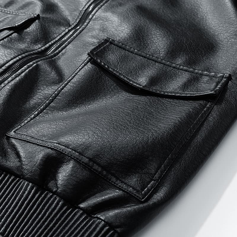 Кожаная куртки PIERRE CARDIN Мужской Кожаные куртки - изображение 8
