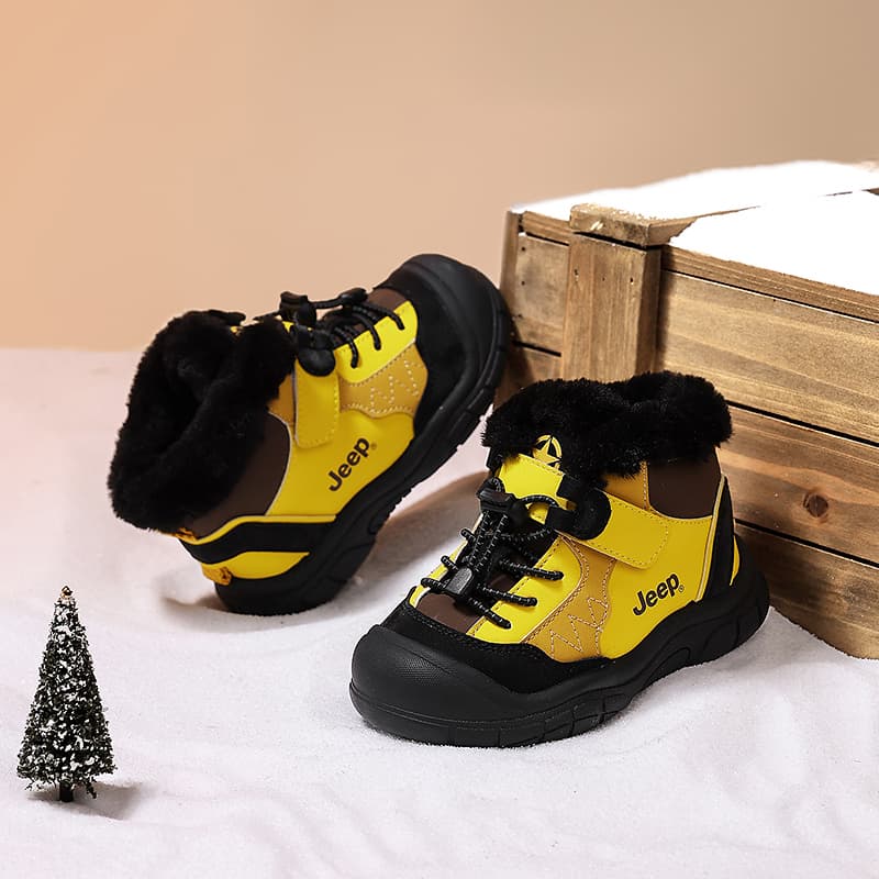 Jeep Slip-resistant Abrasion-resistant Thermal MID Top Детские зимние сапоги для детей в возрасте 3-7 лет - изображение 4