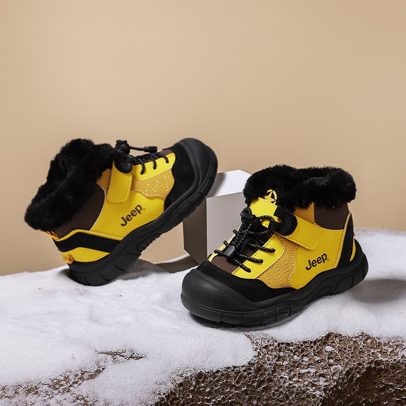 Jeep Slip-resistant Abrasion-resistant Thermal MID Top Детские зимние сапоги для детей в возрасте 3-7 лет - изображение 7