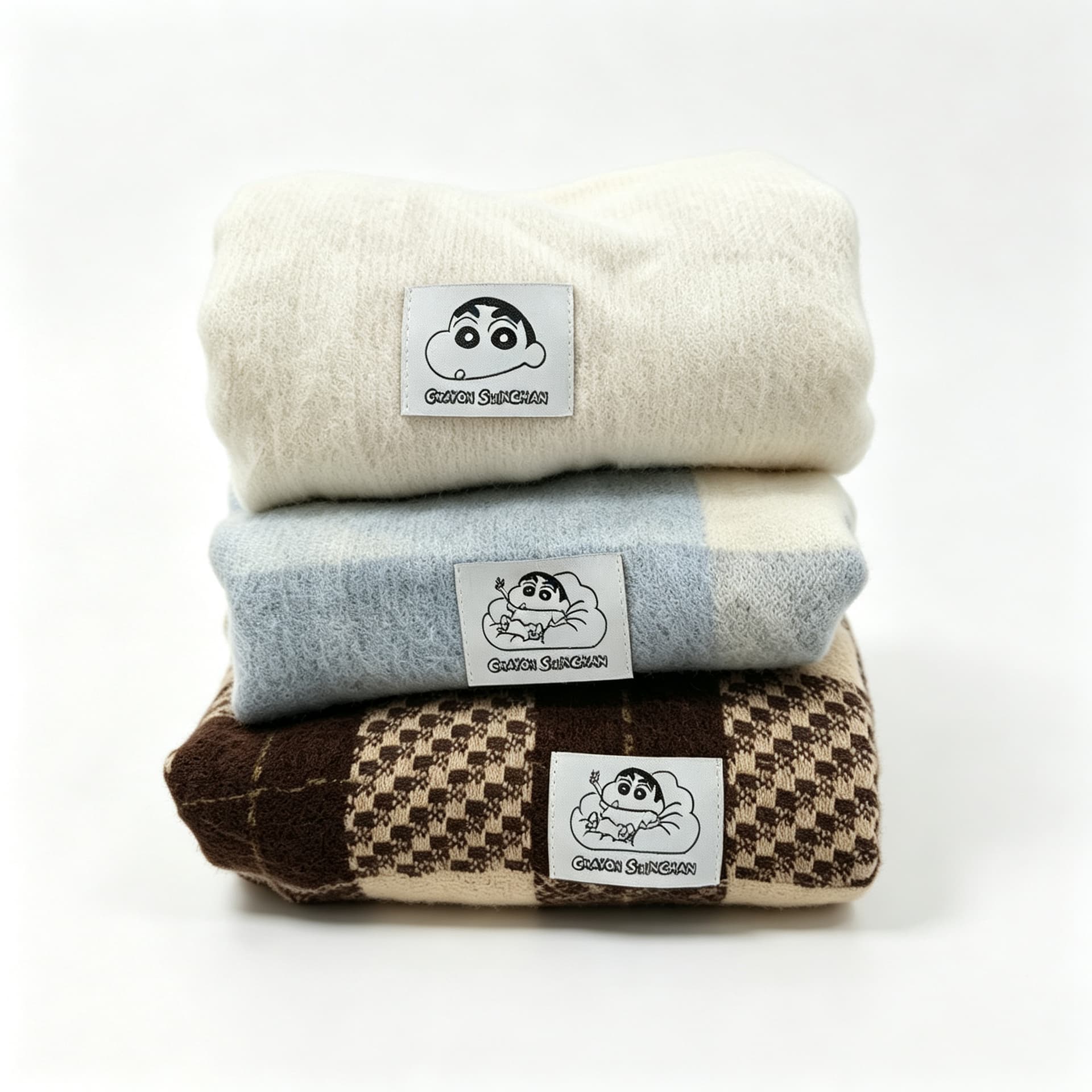 Шарф Crayon Shinchan Knit Scarves Unisex - изображение 3