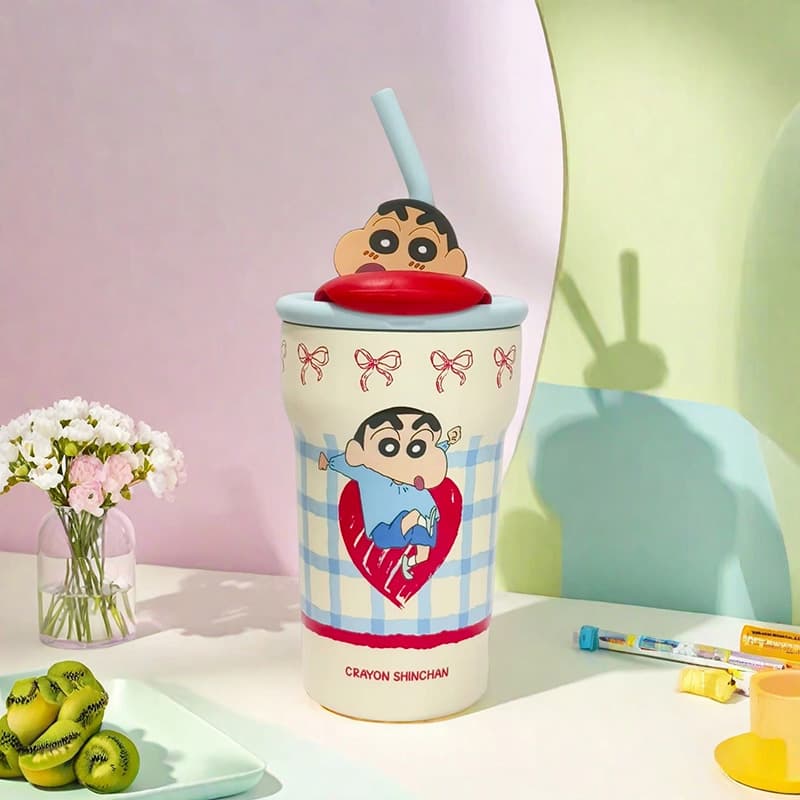 Crayon Shinchan Термокружки из нержавеющей стали 316L красный 700 мл - изображение 1