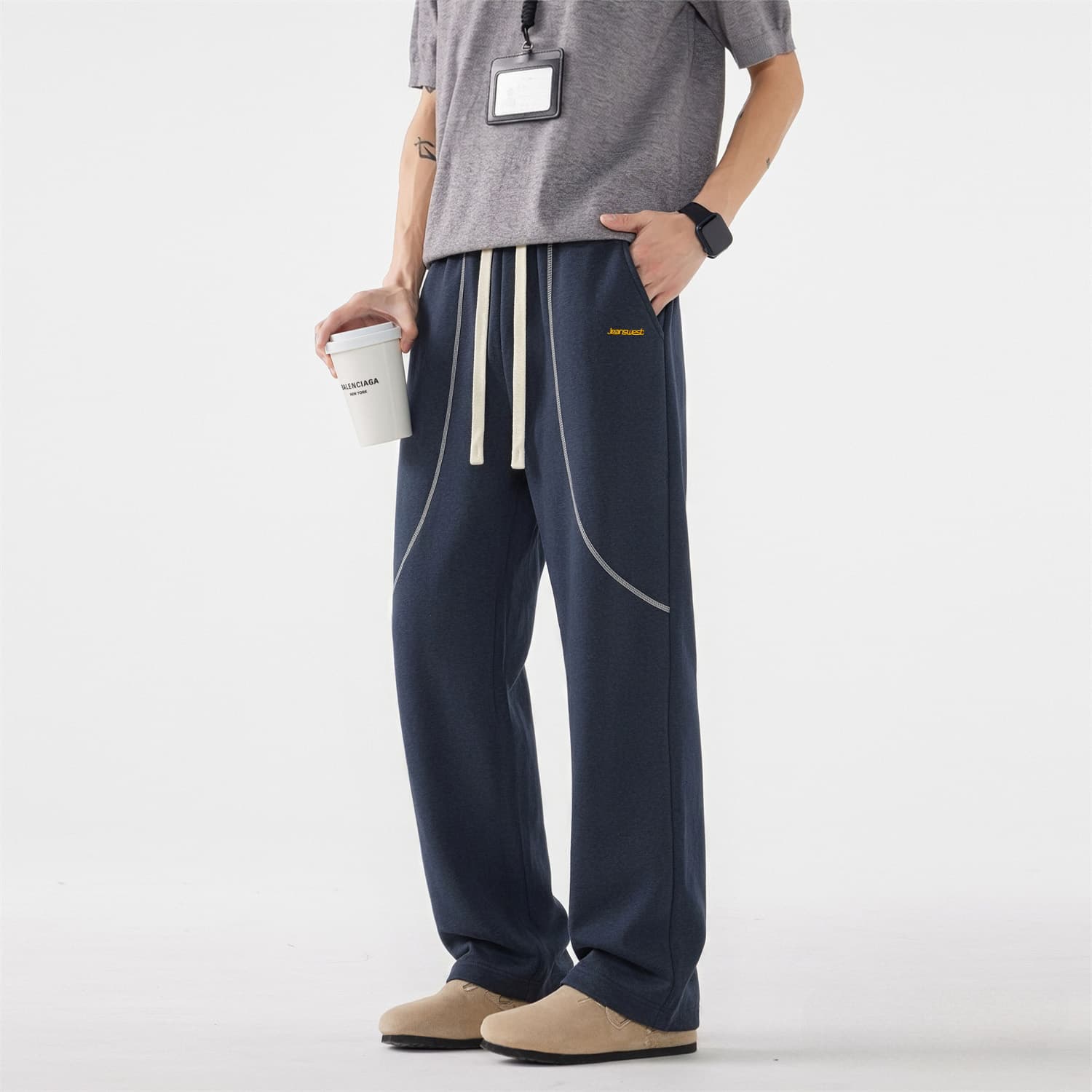 Штаны JEANSWEST Мужской Повседневные брюки - изображение 3