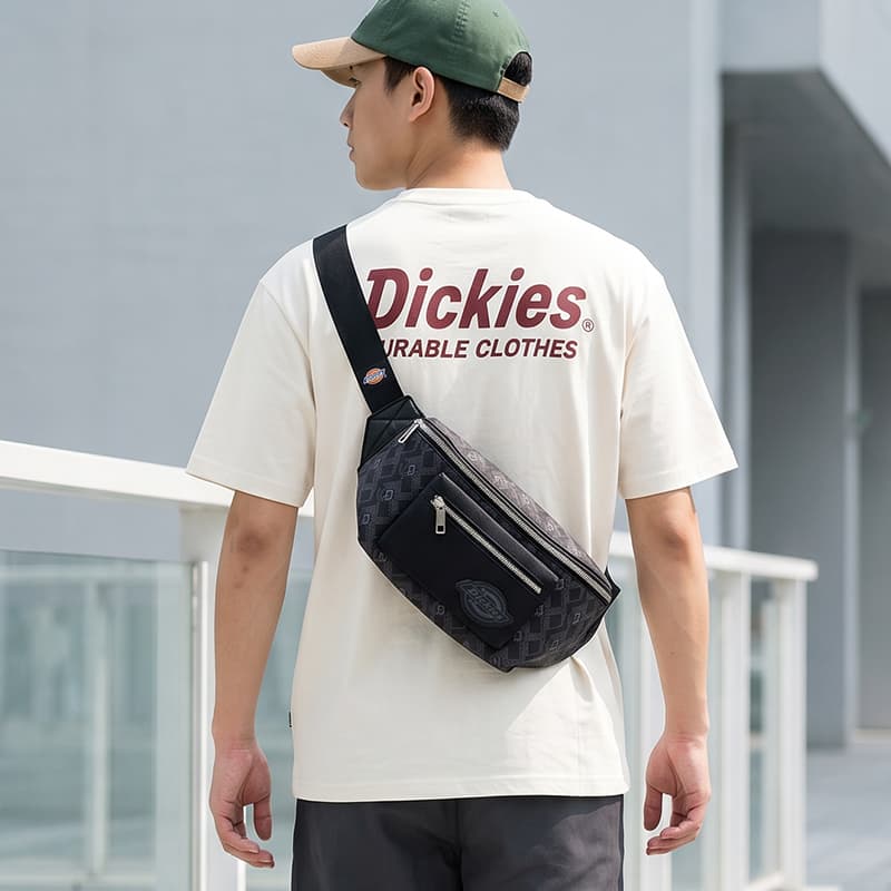 Нагрудная сумка Dickies Слинг-сумки Мужские Черные - изображение 4