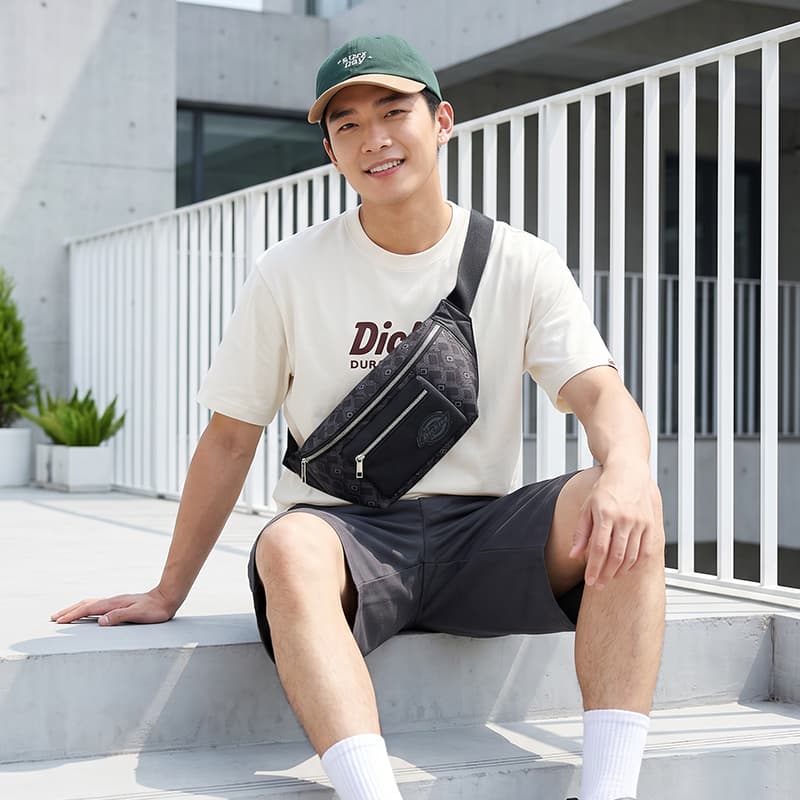 Нагрудная сумка Dickies Слинг-сумки Мужские Черные - изображение 6