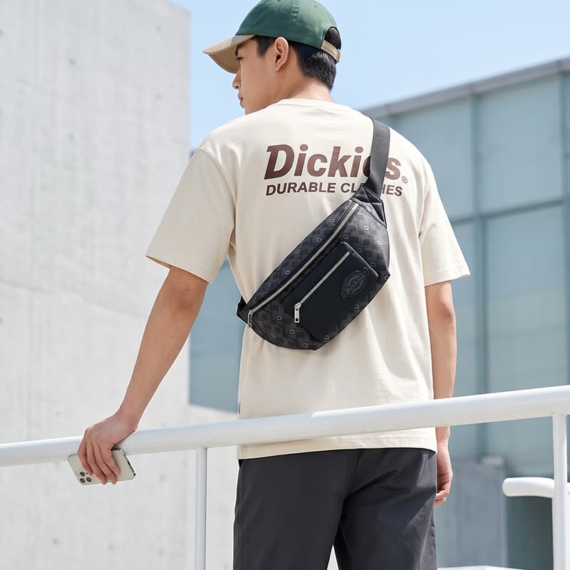 Нагрудная сумка Dickies Слинг-сумки Мужские Черные - изображение 5