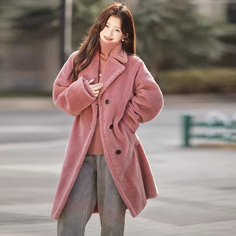 KAISER Pink Red Женские меховые изделия - изображение 2
