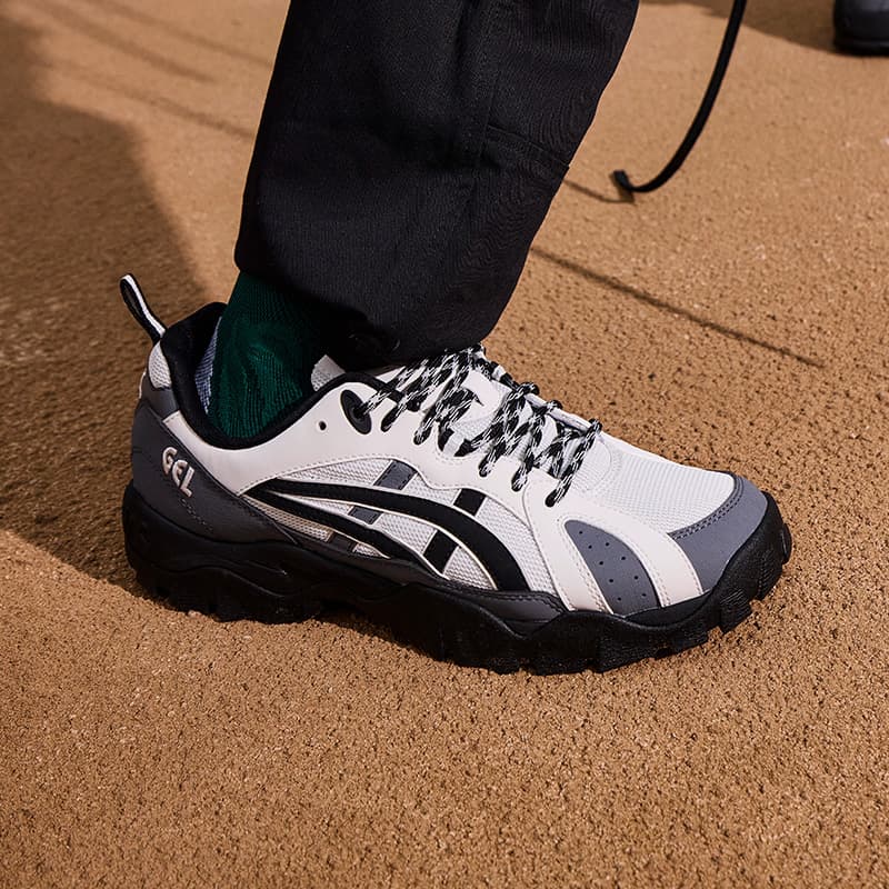 Кроссовки ASICS Гель Truck Повседневная обувь Низкий Топ Холодный Серый Черный Унисекс - изображение 8