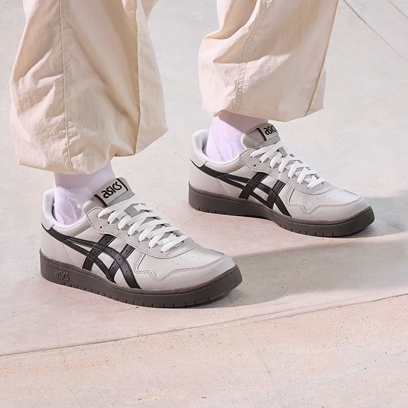 Кроссовки ASICS JAPAN S Скейтборд Кроссовки Низкие Топ Устрица Серый Черный Унисекс - изображение 8