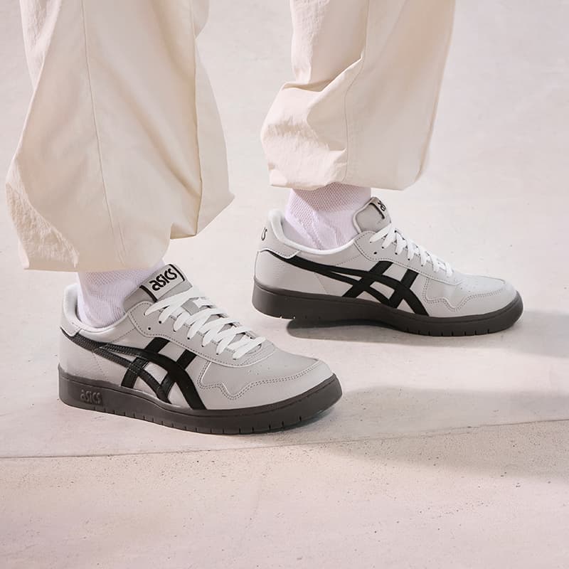 Кроссовки ASICS JAPAN S Скейтборд Кроссовки Низкие Топ Устрица Серый Черный Унисекс - изображение 7