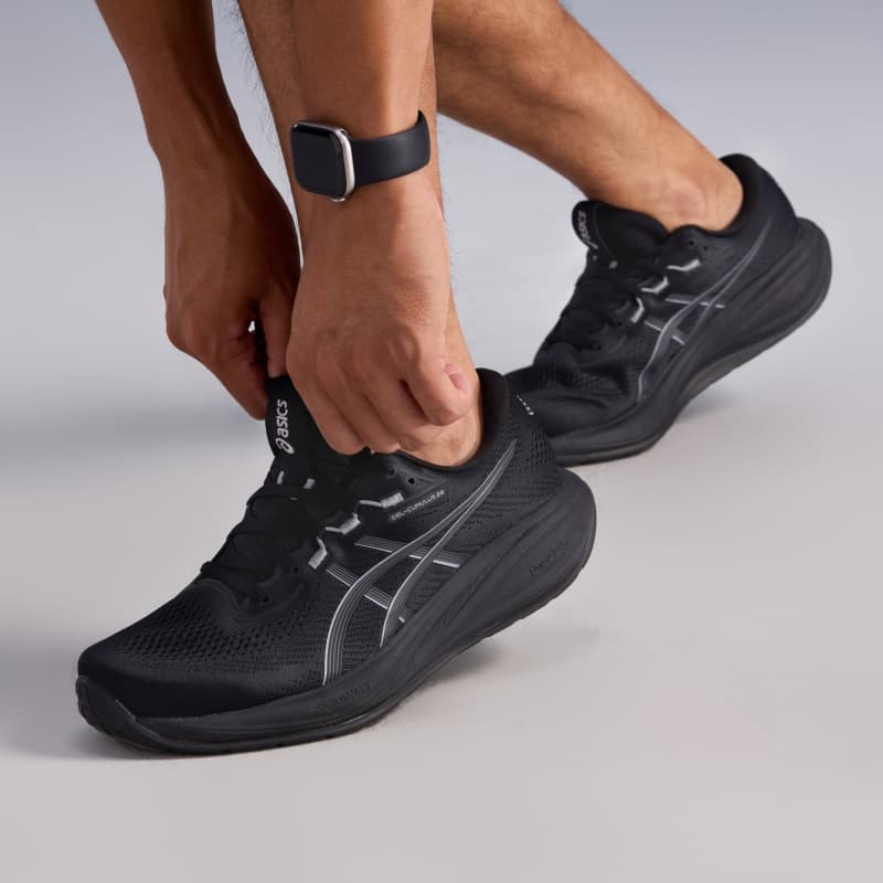 Кроссовки для бега ASICS Gel Kayano 33 Дышащий Поддержка Oтскок Беговые кроссовки Мужской Черный - изображение 7
