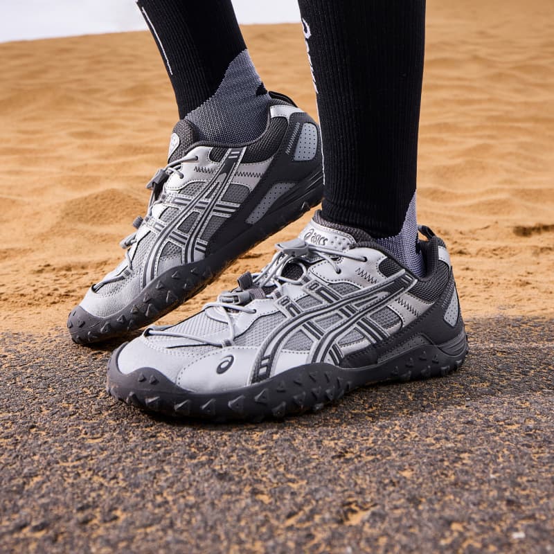 Кроссовки для бега ASICS Гель AMMG Беговые кроссовки Низкий Топ Серый Унисекс - изображение 6