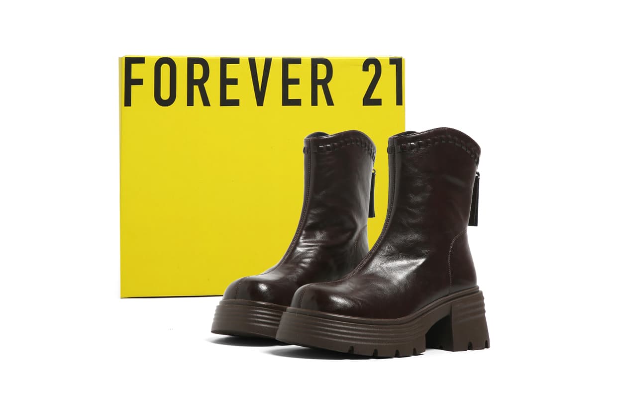 Ботинки FOREVER 21 Армейские ботинки Женские - изображение 6