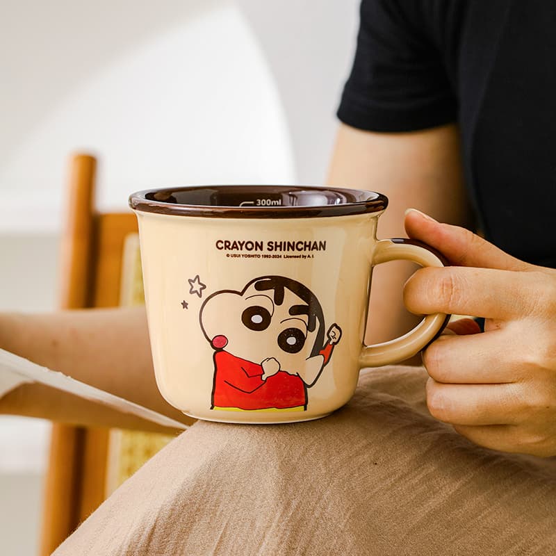 Crayon Shinchan Летний Керамический Mug Синий Розовый Зеленый Коричневый 340 мл - изображение 2
