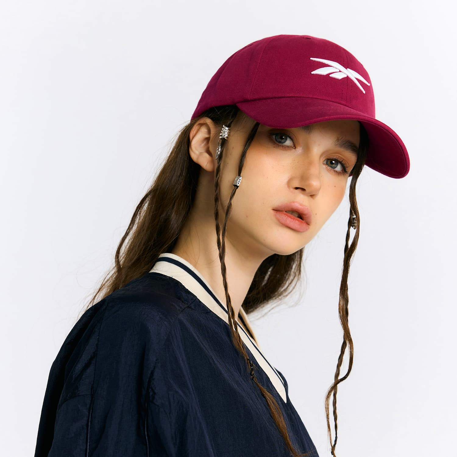 Кепка REEBOK Хлопковые кепки унисекс хаки красный черный - изображение 4