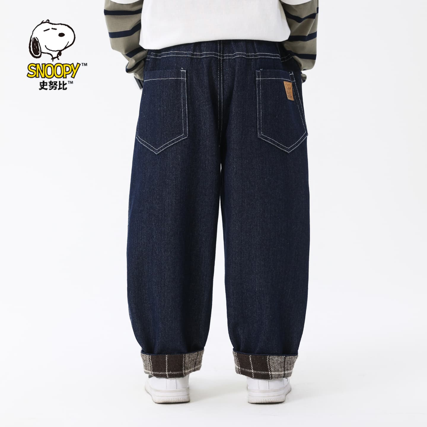 Снупи G01 Синий Kids Джинсы - изображение 2