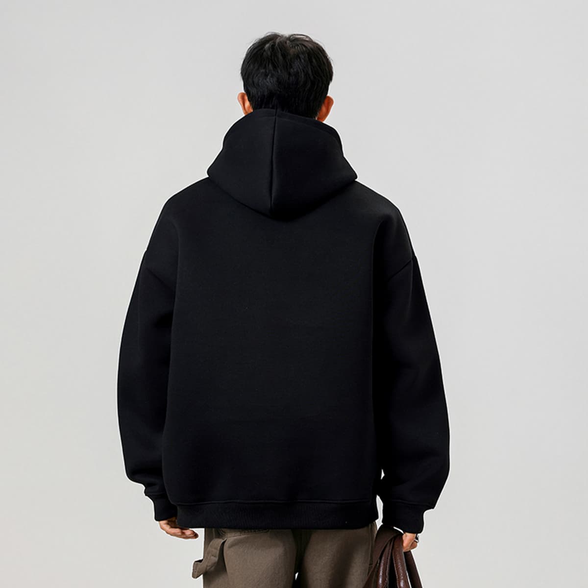 Худи HUANQIU Logo Embroidered Hoodie - изображение 5