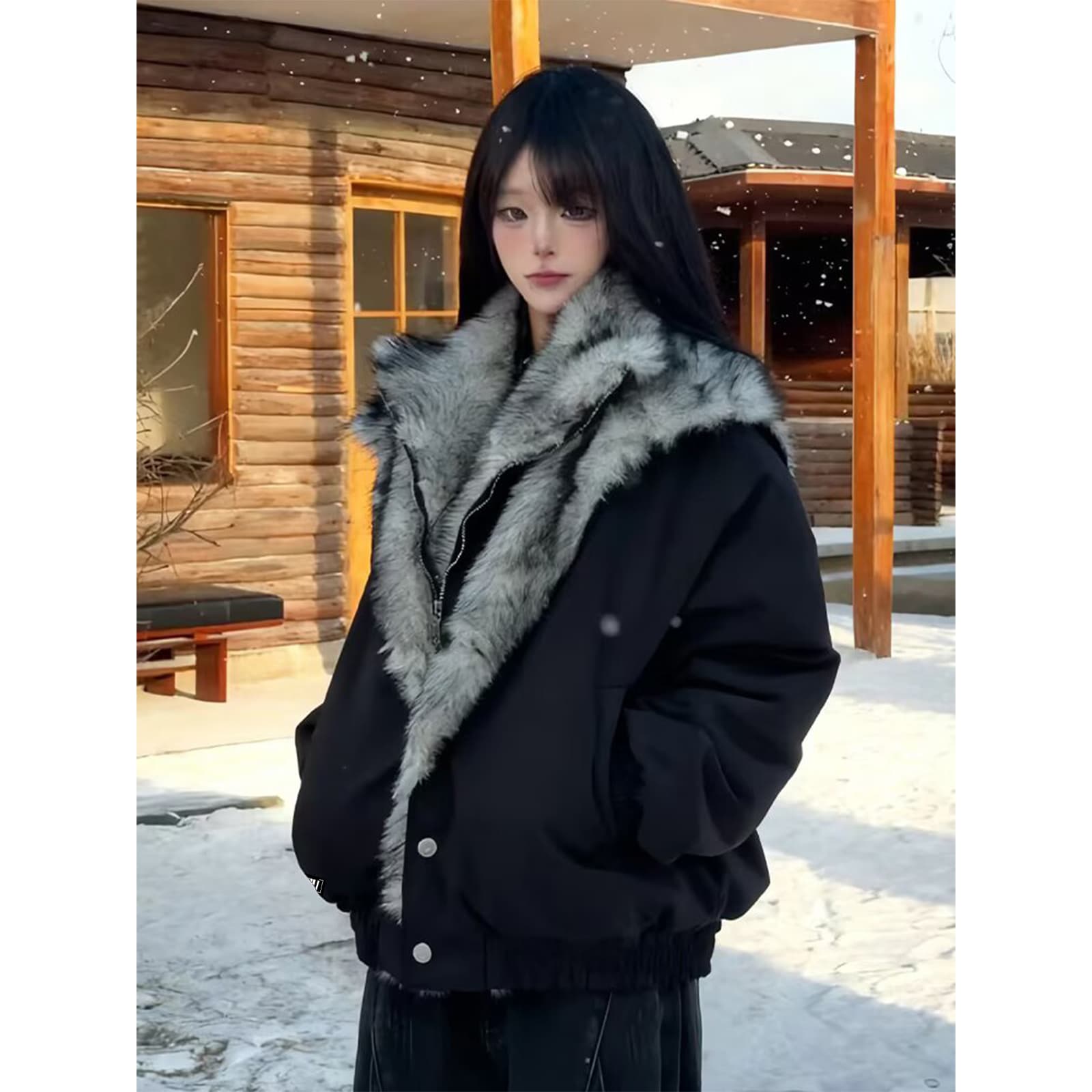 Зимняя куртка пуховик HUANQIU Унисекс Пуховики - изображение 3