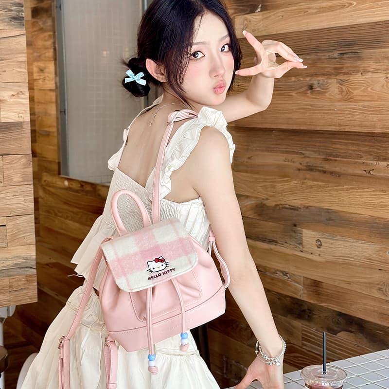 Рюкзак Sanrio PU (полиуретан) Backpack Standard (стандартный) Женский Многоцветный - изображение 10