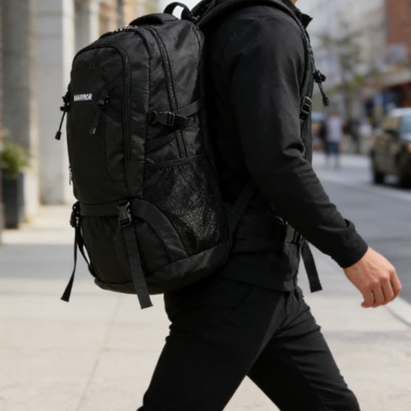 Warrior Oxford Backpack Standard (Standard) Unisex Black Warrior Оксфорд Рюкзак Стандартный (Стандартный) Унисекс Черный - изображение 4