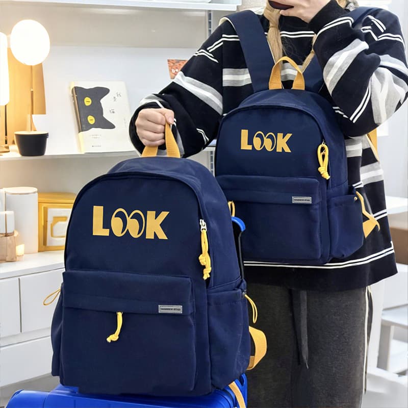 Рюкзак Warrior Oxford Backpack Unisex Black Dark Blue Warrior Оксфорд Рюкзак Унисекс Черный Темно-Синий - изображение 4