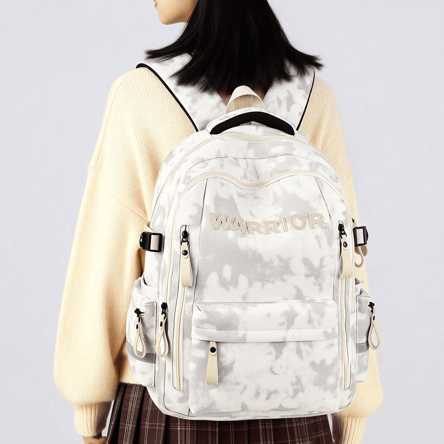 Рюкзак Warrior Oxford Backpack Standard (Standard) Unisex White Warrior Оксфорд Рюкзак Стандартный (Стандартный) Унисекс Белый - изображение 2