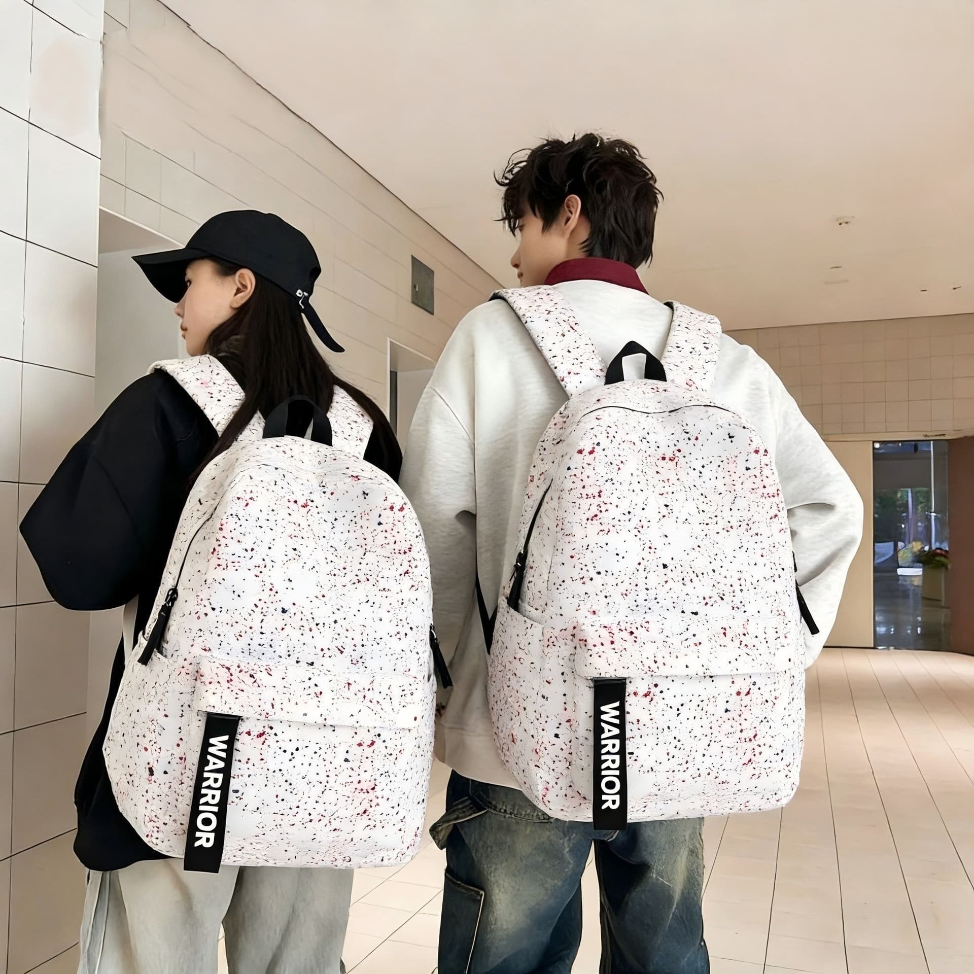 Рюкзак Warrior Oxford Backpack Unisex White Warrior Оксфорд Рюкзак Унисекс Белый - изображение 2
