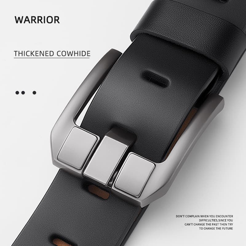 Ремень Warrior Ремни из коровьей кожи унисекс 3,8 см - изображение 2