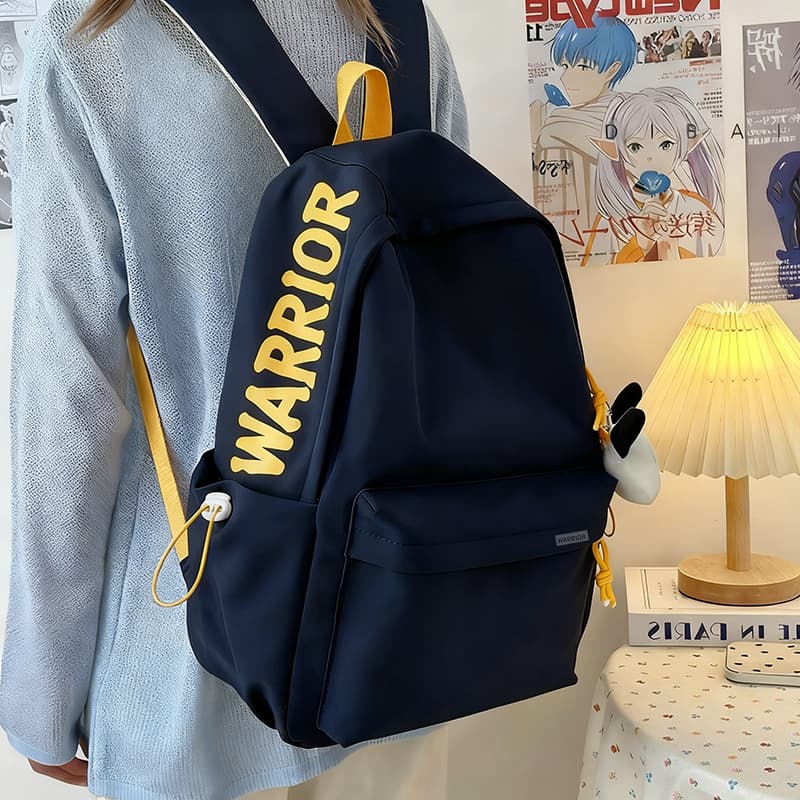 Рюкзак Warrior Нейлоновый Рюкзак Стандартный (Стандартный) Унисекс Синий - изображение 2