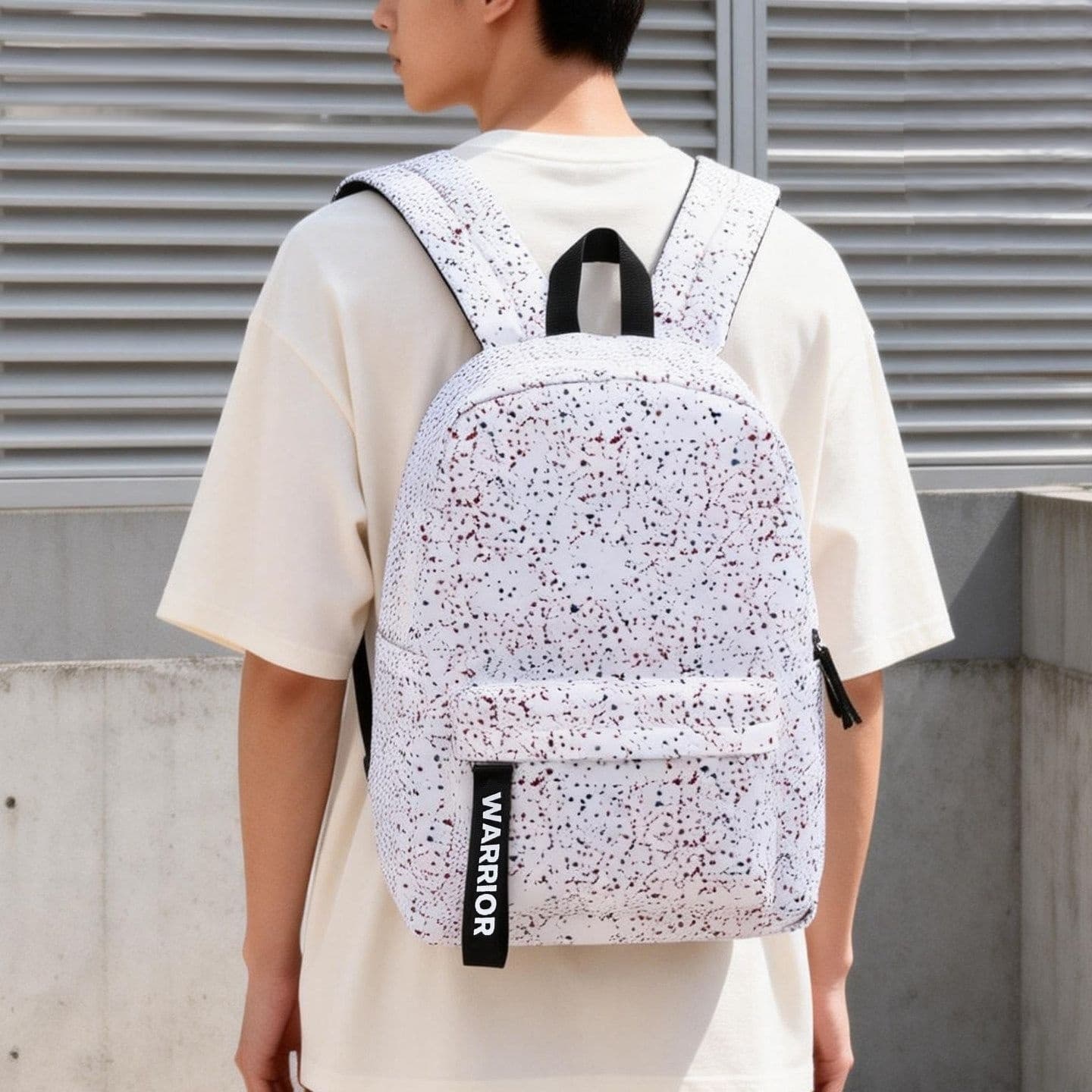 Рюкзак Warrior Oxford Backpack Unisex White Warrior Оксфорд Рюкзак Унисекс Белый - изображение 3