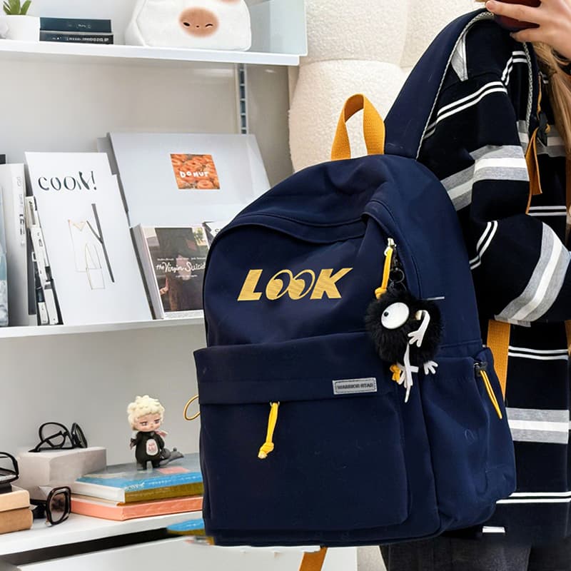 Рюкзак Warrior Oxford Backpack Unisex Black Dark Blue Warrior Оксфорд Рюкзак Унисекс Черный Темно-Синий - изображение 3
